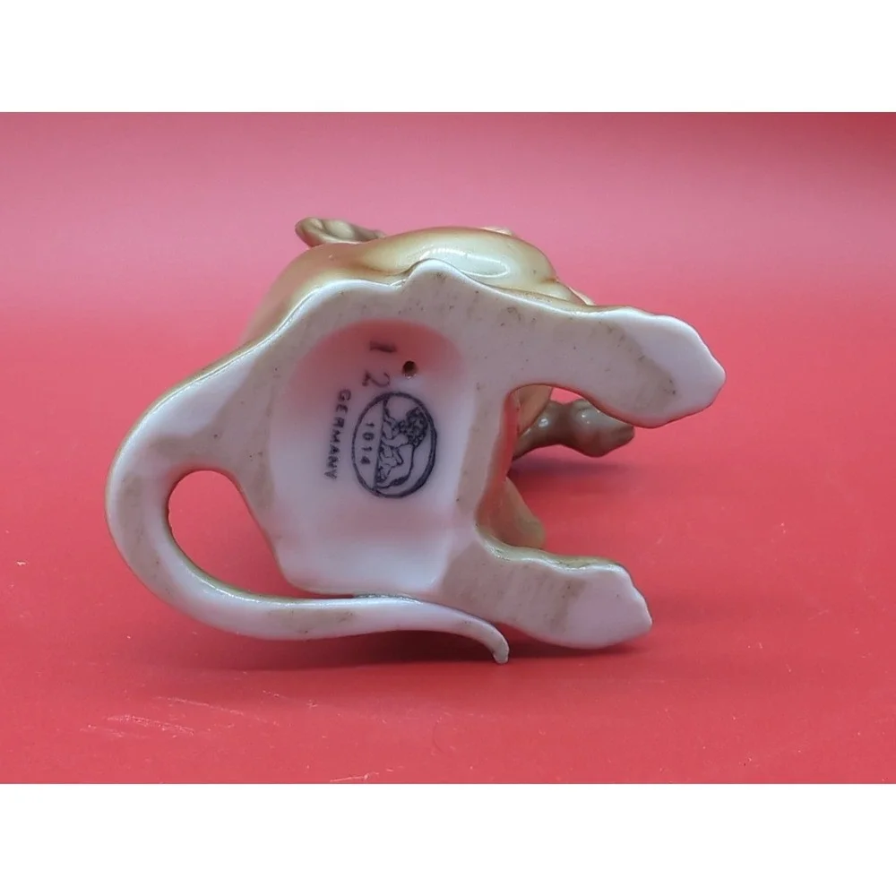 VINTAGE HUTSCHENREUTHER GERMANY PoRCELAIN DACHSHUND DOG FIGURINE 5